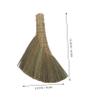 HOODANCOS Straw Whisk Broom Small Soft Sweeping Brush Handwoven Traditional Grass Bed Broom Handmade Indoor Dust Cleaner for Sofa and Bed Household Use view 2