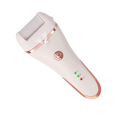 Rechargeable Foot File Callus Remover 1200mah White Abs Pedicure