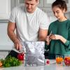 30 Pieces Freezer - Reusable Freezer Bags | Reconcilable Food Bag Bags for Sandwich, Fruits, Bread, Vegetables and Meals | Durable Sustainable Kitchen Accessories view 2