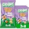 Goodies Kids Snack Dino Puffs, Cheese & Onion, Wholegrain, 3 x (4 x 12 g) view 1