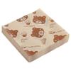 LIGIGWASH 500pcs Greaseproof Paper Sheets for Food Wrapping, Brown Food Safe Sandwich and Burger Wrapping Paper with Fresh Delicate Cartoon Printing Design, for Kitchen and Dining Use view 1