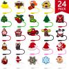 2025 Advent Calendar for Adults Women Men Straw Cover 10mm Straw Toppers for 30 Oz 40 Oz Tumblers,Advent Calendars 2025,24 Days Surprise Christmas Gifts Ideas view 4