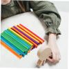 DOITOOL 500 Pcs Wooden Ice Pop Sticks for Ice Cream DIY Craft Making Sticks Easy to Hold with Comfortable Handle Feel Suitable for Home Decor view 3