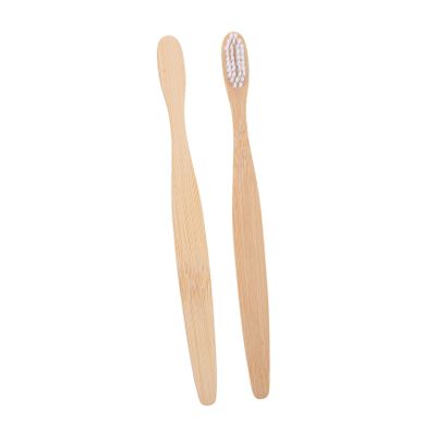 Beaupretty 2pcs Natural Bamboo Toothbrush for Adults Flexible Soft Bristles Ergonomic Smooth Handle Biodegradable Manual Tooth Brush Comfortable Grip for Gentle Oral Care
