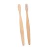 Beaupretty 2pcs Natural Bamboo Toothbrush for Adults Flexible Soft Bristles Ergonomic Smooth Handle Biodegradable Manual Tooth Brush Comfortable Grip for Gentle Oral Care view 1