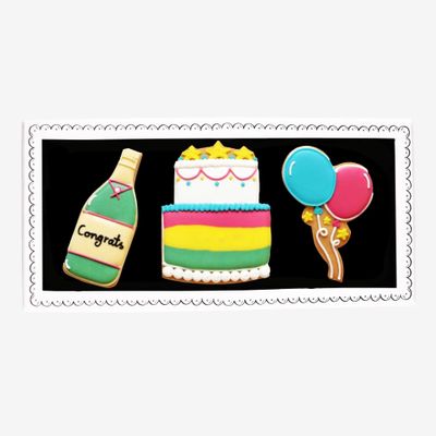 Biscuiteers Congratulations Biscuits Box