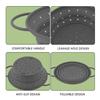 1 Piece of Gray Drain Basket, 1 Piece of Rag, Kitchen Filter Basin, Vegetable Washing Drain Basin, Outdoor Camping Props, Bowl Brushing Absorbent Rag, Restaurant Cleaning Tool. view 3