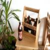 Men's Wooden Handbag - Beer Carrier with Bottle Opener & Magnet - 6 Beer Holders with Removable Insert - Rustic Bottle Carrier - Perfect Men's Gift view 2