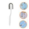 TOPPERFUN Long-handled Shoe Cleaning Brush with Soft Plastic Bristles Non-slip Handle Laundry Tool for Household Stain Removal Sneakers and Clothes and Easy to Hang view 2