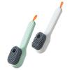DECOMELODY 2pcs Multifunctional Shoe Brush with Liquid Dispenser, Plastic Comfortable-to-hold Cleaner Brush Suitable for Boys and Girls, for Household and Clothes Cleaning view 1