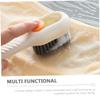 DECOMELODY 2pcs Multifunctional Shoe Brush with Liquid Dispenser, Plastic Comfortable-to-hold Cleaner Brush Suitable for Boys and Girls, for Household and Clothes Cleaning view 4