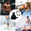 Jukeoiu Protein Powder Funnel - Post-Workout Supplement Box,50ml Moistureproof Portable Box with Carabiner for Travel Car Seniors Camping Adults Gym Work Outdoor Airplane Beach view 4