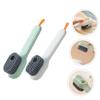 ELAYARD 2pcs Multipurpose Shoe Brush with Soap Dispenser, Comfortable to Hold Plastic Cleaning Brush for Indoor Shoe Washing and Bathroom Cleaning view 3