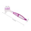 BCOATH 3pcs Double Sided Toothbrushes with Soft Bristles, Denture Cleaning Brush Kit for Elderly, Portable Teeth Cleaning Tool for Travel and Home Use view 2