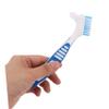 BCOATH 3pcs Double Sided Toothbrushes with Soft Bristles, Denture Cleaning Brush Kit for Elderly, Portable Teeth Cleaning Tool for Travel and Home Use view 4