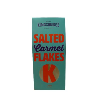 Kingsbridge Salted Caramel Hot Chocolate Flakes, 250g