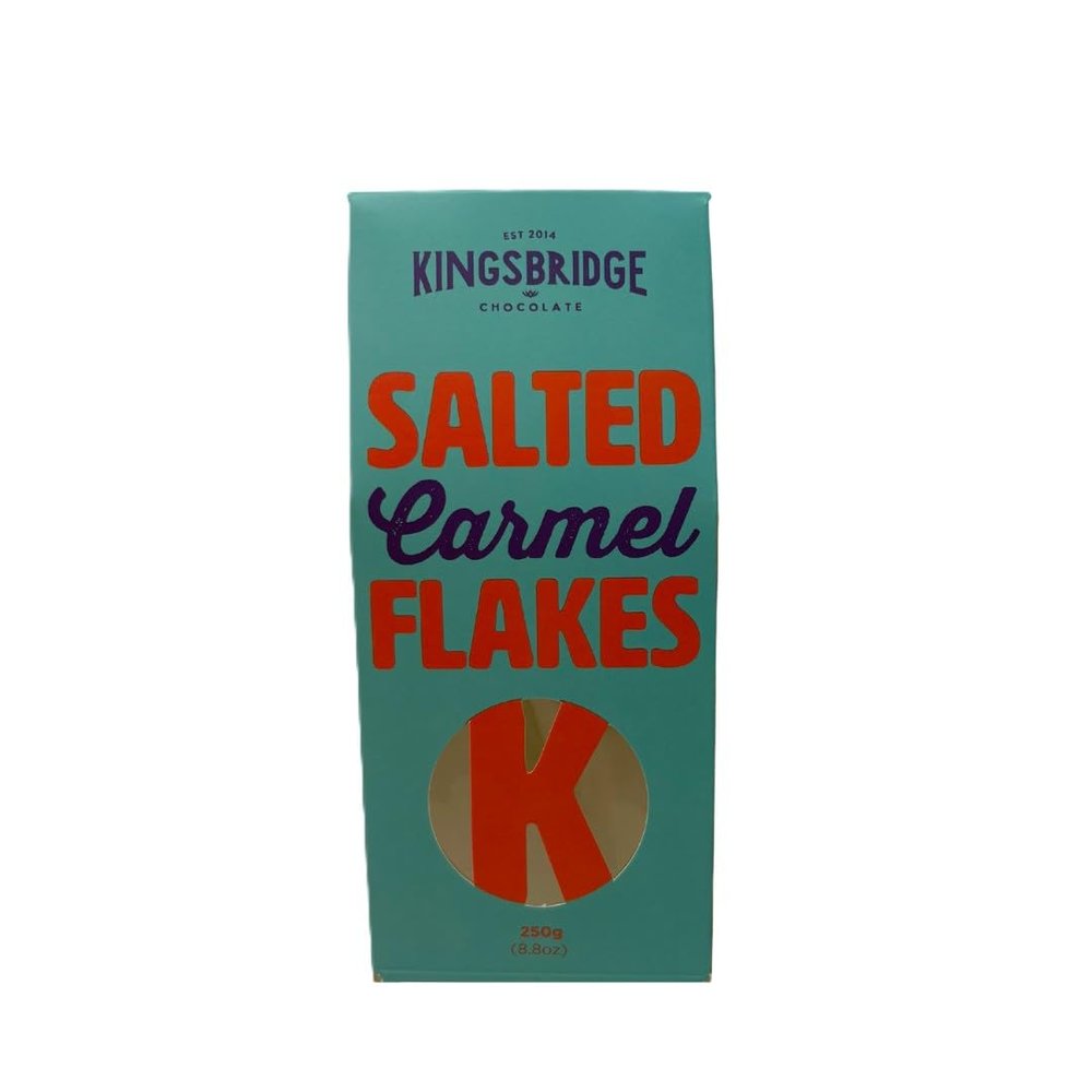 Kingsbridge Salted Caramel Hot Chocolate Flakes, 250g