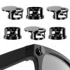 Adjustable LED Light Blocking Covers for RayBan Meta Wayfarer, Skyler, Oakley, Headliner Accessories, Plastic LED Cover for Meta Glasses, Easy Block Light When Recording, Workable at Day & Night 6Pack view 1