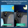 Adjustable LED Light Blocking Covers for RayBan Meta Wayfarer, Skyler, Oakley, Headliner Accessories, Plastic LED Cover for Meta Glasses, Easy Block Light When Recording, Workable at Day & Night 6Pack view 3