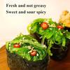 Japanese Shredded Seaweed,Cold Salad,Wakame,Vegetables,Mala Side Dishes,Sea Cabbage,Pickles,Vegan,Sour and Spicy Flavor,Instant Meals,Kimchi,Delicious Snack Gift (Spicy Flavor,5bags) view 2