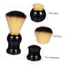 Veemoon Brush Application Nylon for Handle Portable Wooden with Beard and Men on Shaving Tool for Beard Care Foam Random Color Travel Business, Male view 2