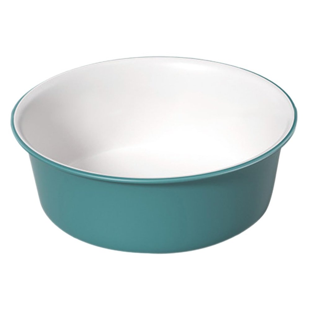 GOOHOCHY Large Capacity Plastic Washing Basin for Face Cleansing and Foot Bath, round Reliable Multi-use Washbasin in Green, Practical for Home and Personal Care