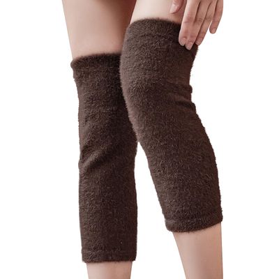 JNGUOSICN Thermal Knee Brace for Women Men Winter Warm Knees Brace Leg Warmer Stretchy Knit Arthritic Knee Sleeve Thermal Knees Compression Sleeves for Skiing Cycling Running
