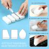100 Piece Magic Shine Eraser, Powerful Cleaning Melamine Clean Sponge, Multi-Purpose Long Lasting Eraser Cleaner, Used for Wall, Kitchen, Bathroom, Furniture, Stain Removal-Household Necessities. view 4