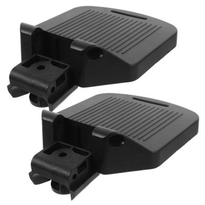 Hohopeti Universal Wheelchair Footrest Pedals 2pcs Adjustable Elevating Leg Rest Replacement Stable Foot Pad for Mobility Aids Suitable for Wheelchair Users