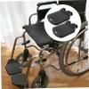 Hohopeti Universal Wheelchair Footrest Pedals 2pcs Adjustable Elevating Leg Rest Replacement Stable Foot Pad for Mobility Aids Suitable for Wheelchair Users view 2