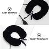 BCOATH Inflatable U-Shaped Pillow Ergonomic Expandable Neck Pillow for Neck Pain Relief and Spine Alignment, PVC Material Bolster Cushion Suitable for Home and Office Use view 3