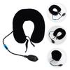 BCOATH Inflatable U-Shaped Pillow Ergonomic Expandable Neck Pillow for Neck Pain Relief and Spine Alignment, PVC Material Bolster Cushion Suitable for Home and Office Use view 4