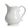SOCOSY Retro Ceramic Creamer with Handle, Coffee Milk Creamer Pitcher, Sauce Pitcher for Kitchen-White view 1