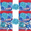 Christmas Sweets Watermelon & Blue Raspberry Flavoured Laces Soft & Chewy Fruit Laces Perfect for Stocking Fillers, Snacking & Party Treats - SlP (12 x Pack, Laces Blue Raspberry) view 1