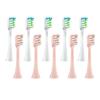12pcs Brush Heads Electric Toothbrush Soft Bristle Nozzles, Compatible ForX3/X3U/X5 Replacement Clean Tooth(6White with 6Pink)