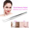 Depisuta Stainless Steel Blackhead Eliminating Tweezer for Facial Skin Care 8.7cm Makeup Tool (Inclined Nozzle 8.7CM) view 2