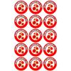 15 x PRECUT Remembrance Day Poppy | Edible Wafer Cupcake Toppers | 2" / 5cm Size | Pre Cut Cake Topper Decorations | Perfect for Cupcakes, Cookies, Brownies, Muffins & More! view 1
