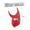 BELLIFFY Body Fat Caliper Clip with LCD Display, Accurate and Easy to Use Plastic Fat Measuring Tool for Fitness, Measurement Range 0~50mm with 0.1mm Resolution view 3