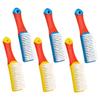 Veemoon 6pcs Shoe Cleaning Brush Set with Plastic Handle, Great Cleaning Power and Comfortable Grip for Shoes and Clothes, for Bathroom and Kitchen Use view 1