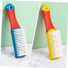 Veemoon 6pcs Shoe Cleaning Brush Set with Plastic Handle, Great Cleaning Power and Comfortable Grip for Shoes and Clothes, for Bathroom and Kitchen Use view 2