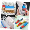 Veemoon 6pcs Shoe Cleaning Brush Set with Plastic Handle, Great Cleaning Power and Comfortable Grip for Shoes and Clothes, for Bathroom and Kitchen Use view 4