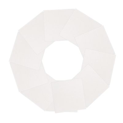 Toyvian 100pcs Food-grade Plant Fiber Moisture Absorbent Sheets Quick-drying Desiccant for Food Storage Jars Biscuits Kitchen Closets Car Interiors