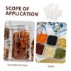 Toyvian 100pcs Food-grade Plant Fiber Moisture Absorbent Sheets Quick-drying Desiccant for Food Storage Jars Biscuits Kitchen Closets Car Interiors view 4