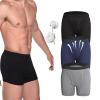 Men's Ultra-Absorbent Incontinence Boxer Briefs, Mens Incontinence Boxer Shorts, Washable Reusable Cotton Moisture Wicking Breathable Panties (Set-3PCS,XXL) view 1