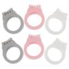 Anneome 6Pcs Silicone Ring Toothbrush for Travelers Hikers Campers Ergonomic Grip Portable Oral Care for Fresh Breath and Clean Teeth view 1