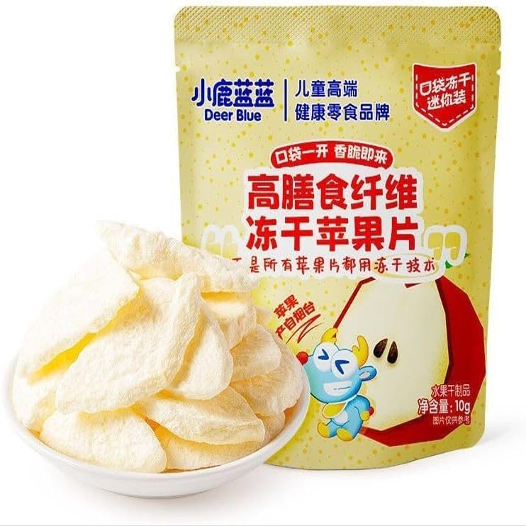 4 Flavors Freeze-dried Dried FruitsCoconut,Mango,Pear,Apple slices,Snack Foods,Healthy Nutritious Fruits,Preserved Fruits,Vegan,Delicious Chinese snack gifts (Apple slices,4bags)