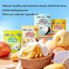 4 Flavors Freeze-dried Dried FruitsCoconut,Mango,Pear,Apple slices,Snack Foods,Healthy Nutritious Fruits,Preserved Fruits,Vegan,Delicious Chinese snack gifts (Apple slices,4bags) view 2