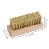 Ipetboom 2pcs Cleaning Brush Set with Wood Handle, Hard and Soft Bristles for Versatile Household Cleaning, Shoe and Clothes Scrubbing Tool for Effective Laundry and Home Use view 3