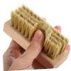 PENIKOKO 2pcs Cleaning Brush Set with Wood Handle and Hard Soft Bristles for Laundry and Shoe Cleaning, Household Scrub Brushes for Clothes and Surface Maintenance view 4
