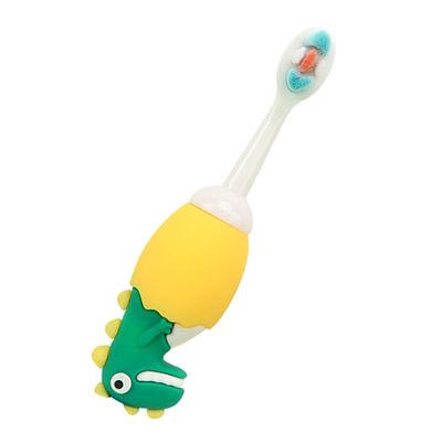 WATIIFUFU Cartoon Pp for Toothbrush Silicone Boys Girls Kids Or and Design with Soft of Bristles and Small Head Lightweight Made Christmas Or Birthday Random Color Suitable